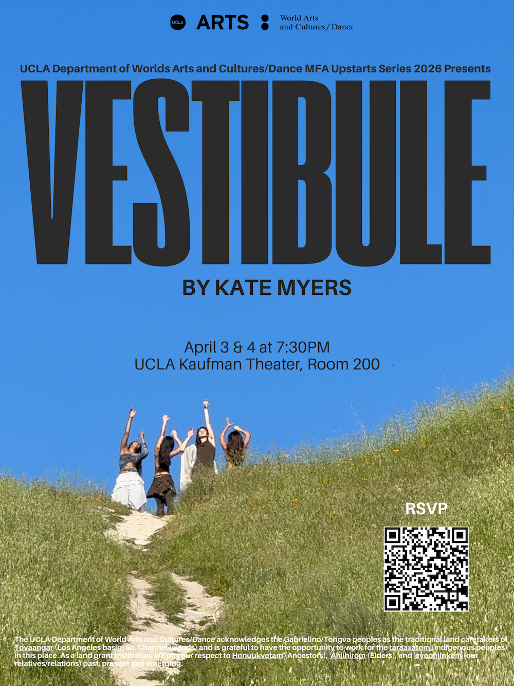 WACD Presents: VESTIBULE choreographed by MFA Kate Myers